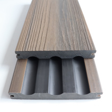 China Manufacturer WPC Engineered M-Shape Composite Flooring  Decking Boards for Garden 